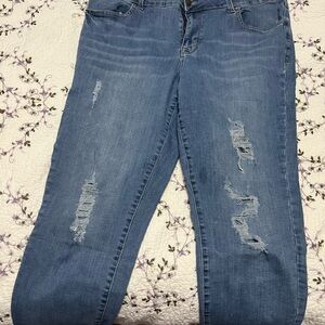 Distressed Skinny Jeans
